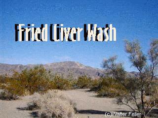 Porcupine Wash Smoketree Wash Pinto Basin Fried Liver Wash Cottonwood Spring Colorado Desert Mastodon Peak