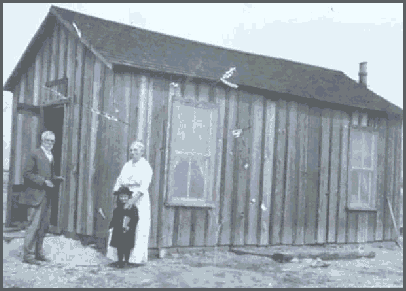 Photo of Harriet outside
home