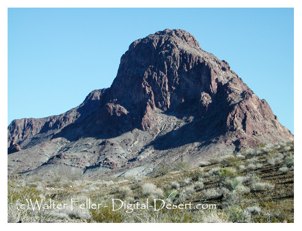 Boundary Cone on Route 66 near Oatman, Az