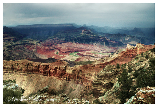 Lipan Point overlooking Colorado River, Grand Canyon