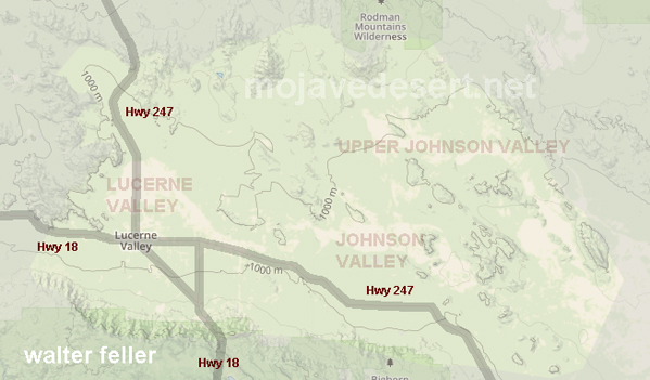 map of lucerne and Johnson Valleys