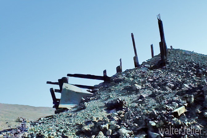 Ruins at Ragtown ghost mining camp, Ludlow, California
