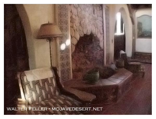 Scotty's Castle, living room photo