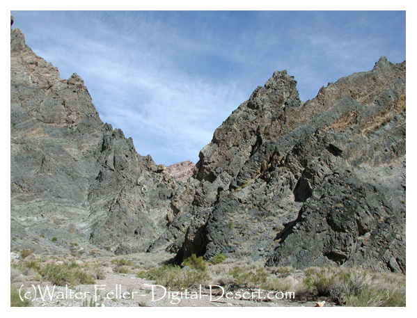 Titus Canyon Narrows, Death Valley photo